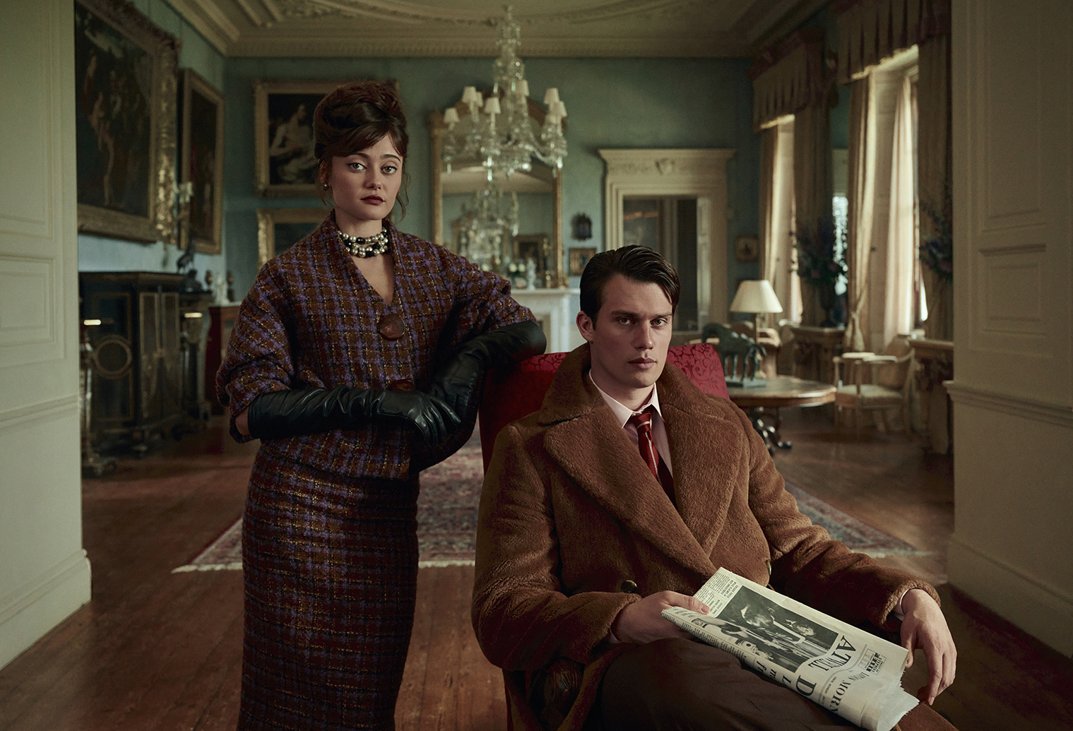 Ella Purnell and Nicholas Galitzine in The Return of Stanley Atwell